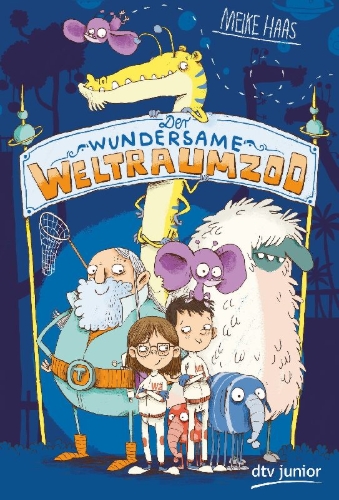 Buchcover und Innenansicht für das Buch: Der wundersame Weltraumzoo