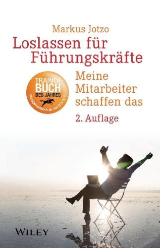 Buchcover und Innenansicht für das Buch: Loslassen für Führungskräfte