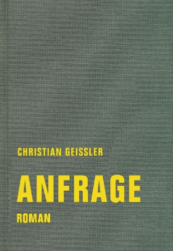 Buchcover und Innenansicht für das Buch: Anfrage