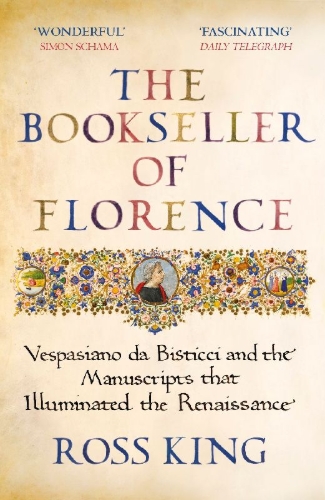 Buchcover und Innenansicht für das Buch: The Bookseller of Florence