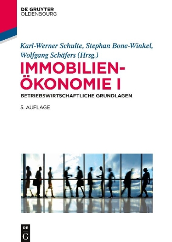 Buchcover und Innenansicht für das Buch: Immobilienökonomie