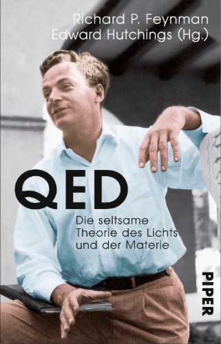 Buchcover und Innenansicht für das Buch: QED ? The Strange Theory of Light and Matter