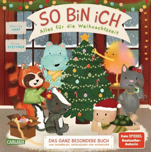 Buchcover und Innenansicht für das Buch: So bin ich - Alles für die Weihnachtszeit