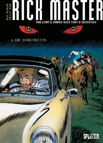 Buchcover und Innenansicht für das Buch: Die neuen Fälle des Rick Master. Band 6