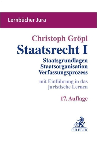 Buchcover und Innenansicht für das Buch: Staatsrecht I