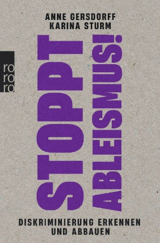 Buchcover und Innenansicht für das Buch: Stoppt Ableismus!