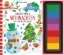 Buchcover und Innenansicht für das Buch: Fingerstempeln: Weihnachten