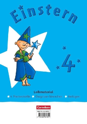 Buchcover und Innenansicht für das Buch: Einstern Mathematik 04. Themenhefte 1-4. Diagnoseheft und Kartonbeilagen im Paket - Ausleihmaterial
