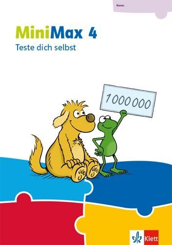 Buchcover und Innenansicht für das Buch: MiniMax 4. Teste dich selbst Klasse 4