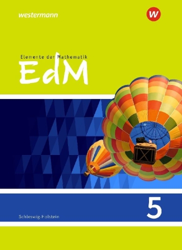 Buchcover und Innenansicht für das Buch: Elemente der Mathematik 5. Schülerband. Schleswig-Holstein