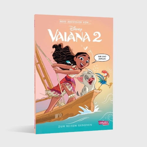Buchcover und Innenansicht für das Buch: The new adventures of ... Moana 2