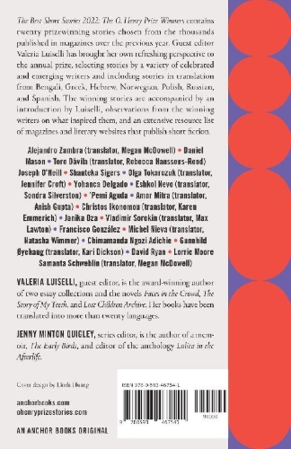 Buchcover und Innenansicht für das Buch: The Best Short Stories 2022