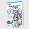 Buchcover und Innenansicht für das Buch: Manga-Charaktere in Bewegung