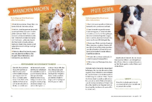 Buchcover und Innenansicht für das Buch: Spielerische Hundeerziehung