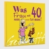 Buchcover und Innenansicht für das Buch: Geschafft! Was Frau mit 40 nicht mehr tun muss!