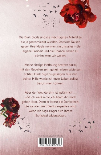 Buchcover und Innenansicht für das Buch: Dark Sigils - Wie die Dunkelheit befiehlt