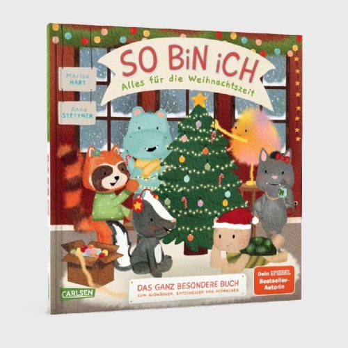 Buchcover und Innenansicht für das Buch: So bin ich - Alles für die Weihnachtszeit