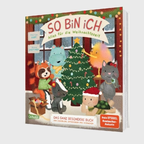 Buchcover und Innenansicht für das Buch: So bin ich - Alles für die Weihnachtszeit