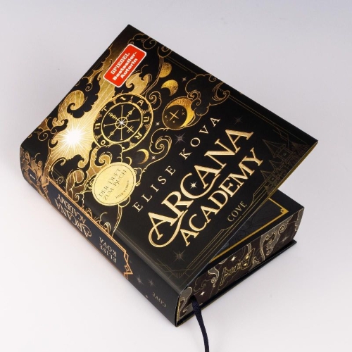 Buchcover und Innenansicht für das Buch: Arcana Academy 1