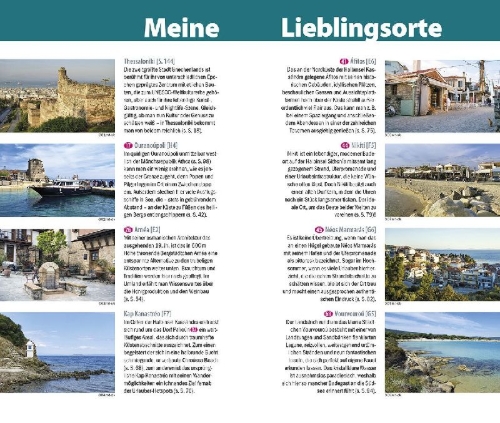 Buchcover und Innenansicht für das Buch: Reise Know-How MeinTrip Chalkidiki mit Thessaloníki