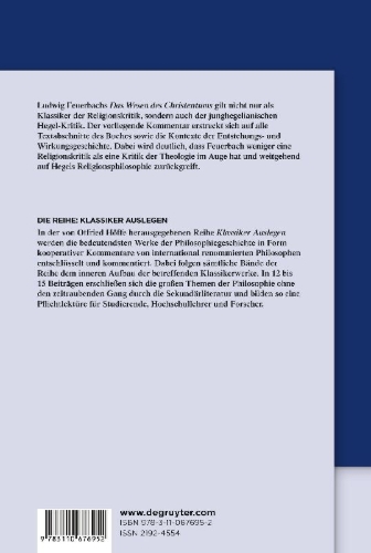 Buchcover und Innenansicht für das Buch: Ludwig Feuerbach: Das Wesen des Christentums