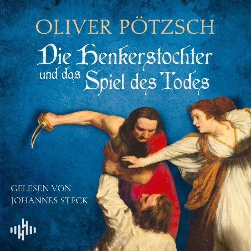 Buchcover und Innenansicht für das Buch: Die Henkerstochter und das Spiel des Todes