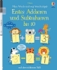 Buchcover und Innenansicht für das Buch: Mein Wisch-und-weg-Vorschulspaß: Erstes Addieren und Subtrahieren bis 10