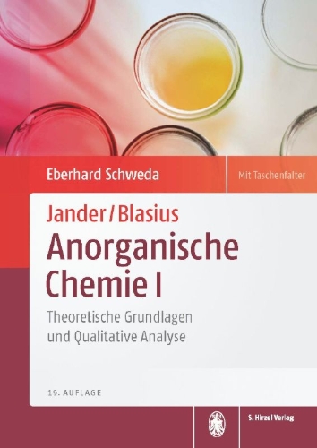 Buchcover und Innenansicht für das Buch: Jander/Blasius | Anorganische Chemie I