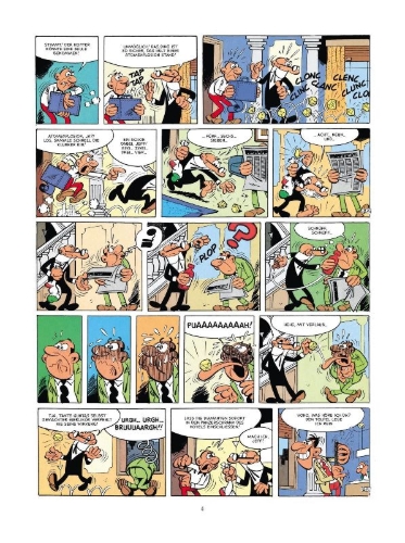 Buchcover und Innenansicht für das Buch: Mortadelo y Filemon: Los diamantes de la gran duquesa