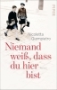 Buchcover und Innenansicht für das Buch: Niemand weiß, dass du hier bist