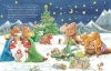 Buchcover und Innenansicht für das Buch: Der kleine Drache Kokosnuss - Weihnachten auf der Dracheninsel