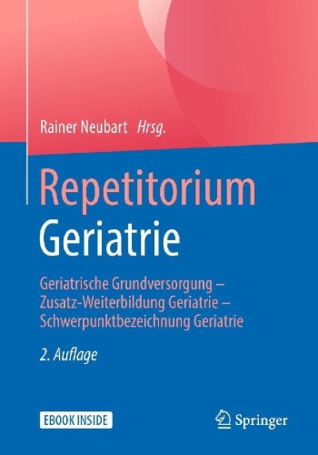Buchcover und Innenansicht für das Buch: Repetitorium Geriatrie