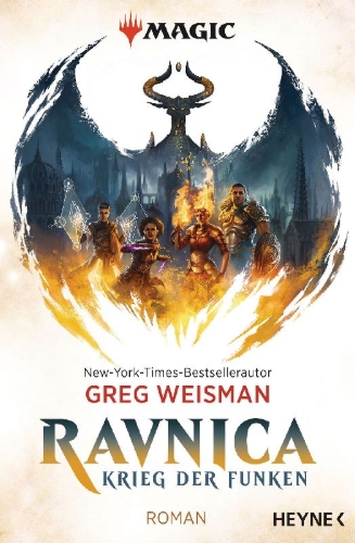Buchcover und Innenansicht für das Buch: War of the Spark: Ravnica (MAGIC(TM): The Gathering, Book 1)