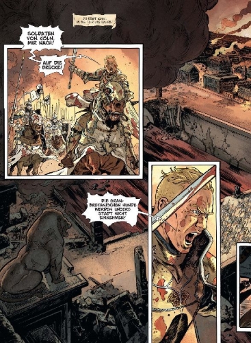 Buchcover und Innenansicht für das Buch: Hawkmoon. Band 1