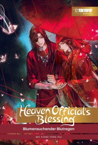 Buchcover und Innenansicht für das Buch: Heaven Official's Blessing Light Novel 01 HARDCOVER
