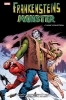 Buchcover und Innenansicht für das Buch: Frankenstein (1973) 1-18; Gigant-Size Werewolf (1974) 2; Marvel Team-Up (1972) 36-37; Iron Man (1968) 101-102; Material aus Monsters Unleashed (1973)2, 4-10; Legion of Monsters (1975) 1