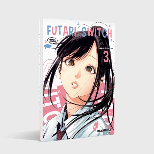 Buchcover und Innenansicht für das Buch: Futari Switch