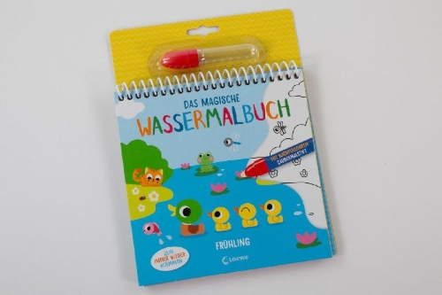 Buchcover und Innenansicht für das Buch: Mes Dessins Magiques - Le Printemps