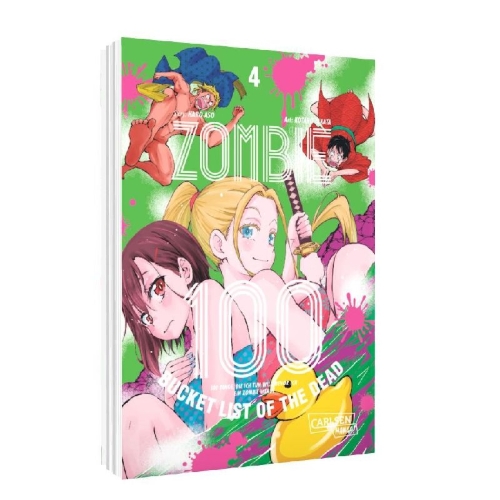 Buchcover und Innenansicht für das Buch: Zombie ni Naru Made ni Shitai 100 no Koto