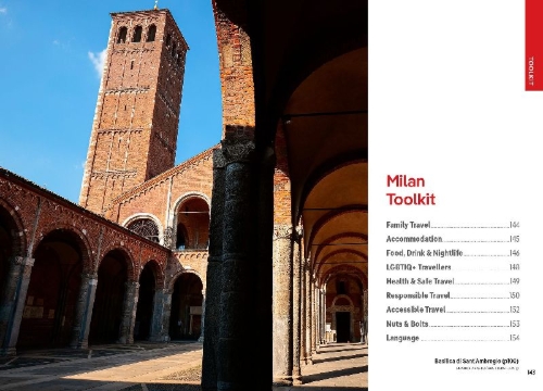 Buchcover und Innenansicht für das Buch: Lonely Planet Pocket Milan