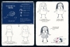 Buchcover und Innenansicht für das Buch: Gioca e crea con MORTINA - Una notte spaventosamente divertente
