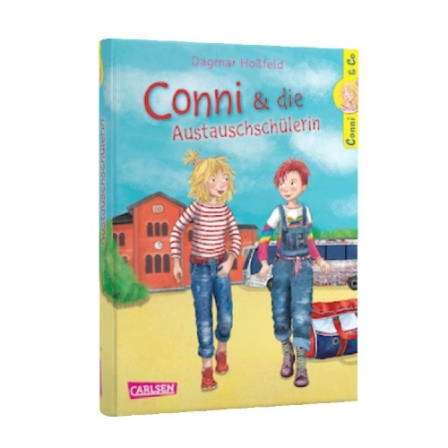 Buchcover und Innenansicht für das Buch: Conni & Co 3: Conni und die Austauschschülerin