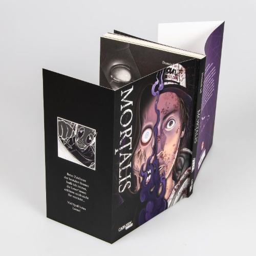 Buchcover und Innenansicht für das Buch: Mortalis