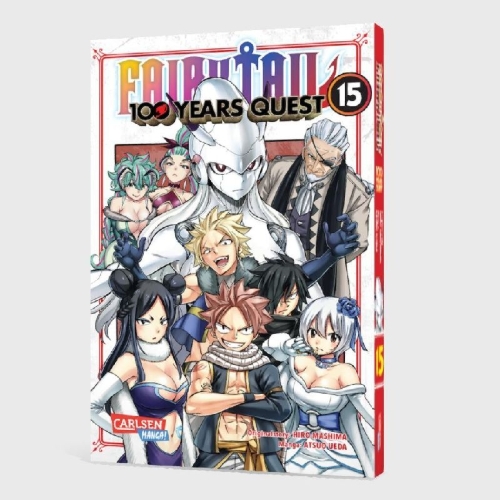 Buchcover und Innenansicht für das Buch: Fairy Tail: 100 Years Quest