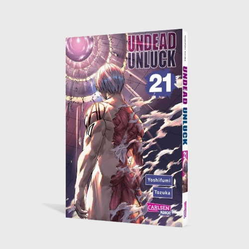 Buchcover und Innenansicht für das Buch: Undead Unluck