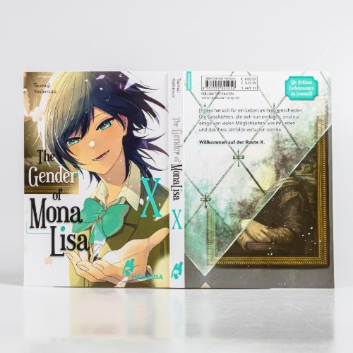 Buchcover und Innenansicht für das Buch: Seibetsu "Mona Lisa" no Kimi he.