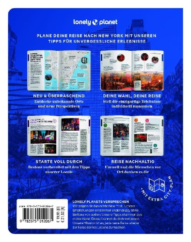 Buchcover und Innenansicht für das Buch: LONELY PLANET Reiseführer Entdecke New York