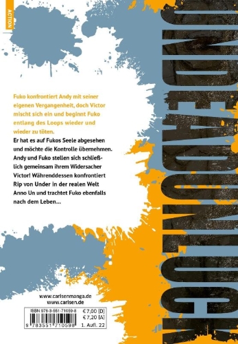 Buchcover und Innenansicht für das Buch: Undead Unluck