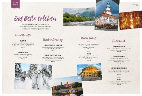 Buchcover und Innenansicht für das Buch: DUMONT Bildatlas Krakau, Breslau, Polen Süden