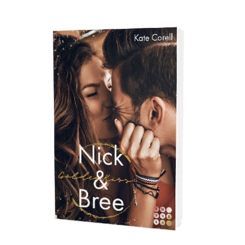 Buchcover und Innenansicht für das Buch: Golden Kiss: Nick & Bree (Virginia Kings 2)